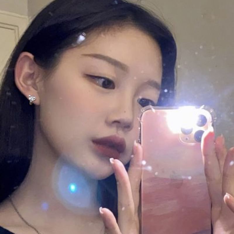 Huggie Bow Earring Sterling Silver