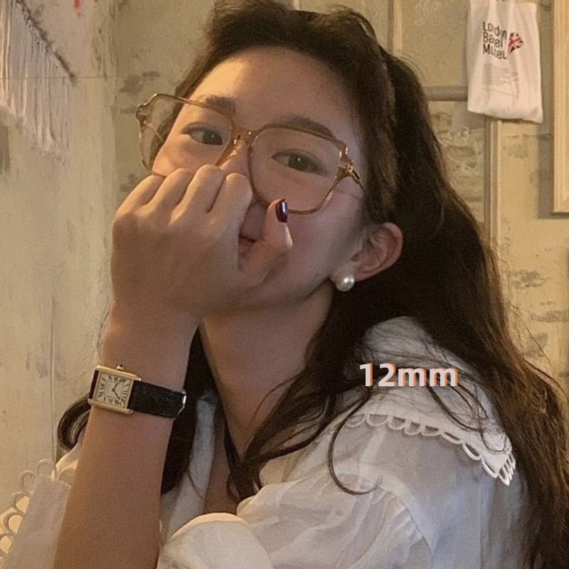 Faux Pearl Stud Silver Sterling Earring