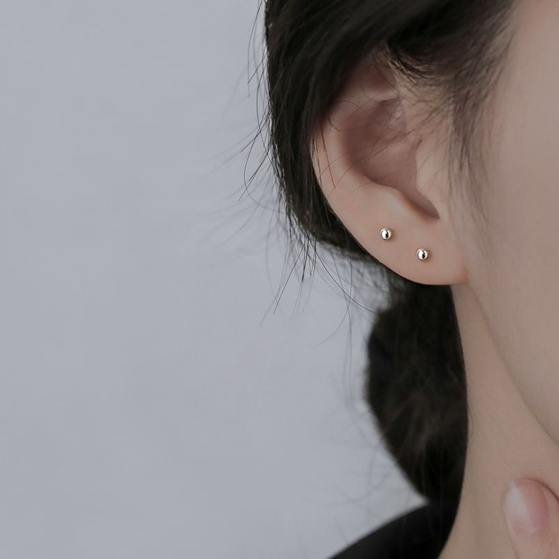 Sterling Silver Stud Earring (Various Designs)