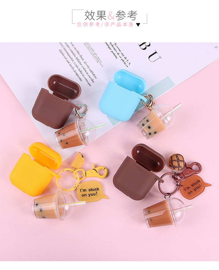 Bubble Tea Resin Keyring