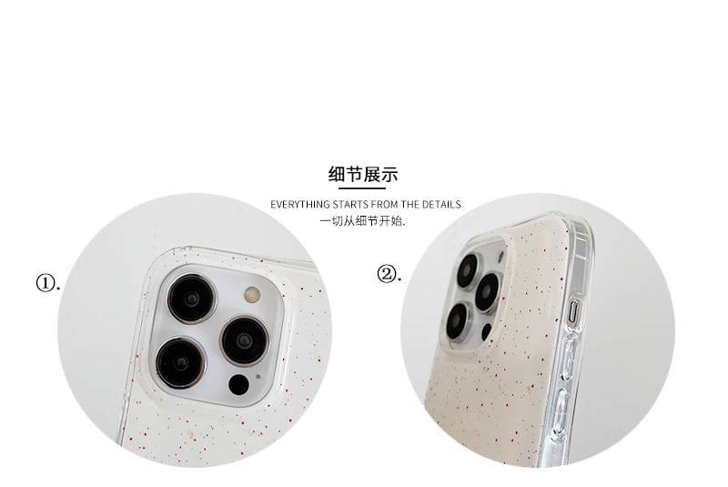 Phone Case Splattered Pom Bell