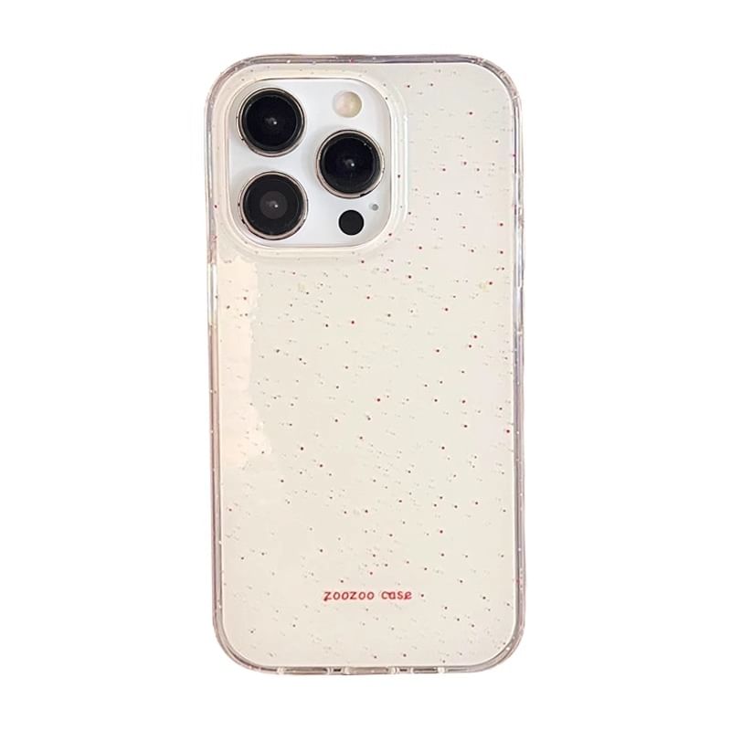 Case Phone Splattered Bell Pom