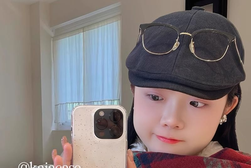 Case Phone Splattered Bell Pom