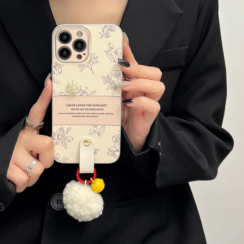 Pom Phone Rose Case Bell
