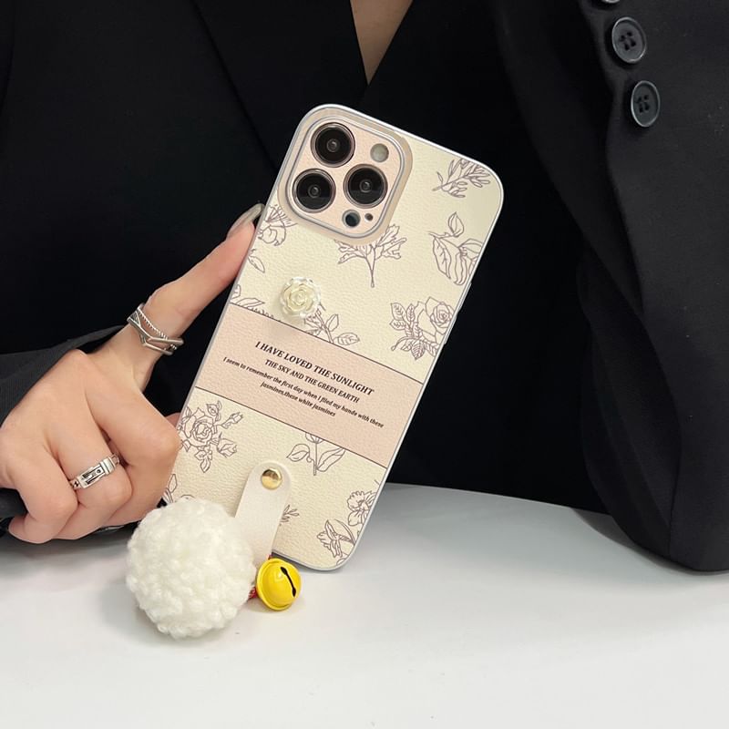 Pom Phone Rose Case Bell