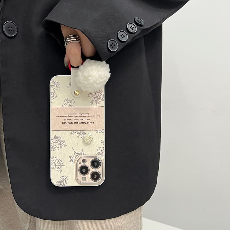 Pom Bell Case Rose Phone