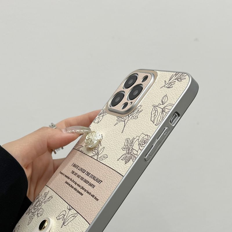Pom Bell Case Rose Phone