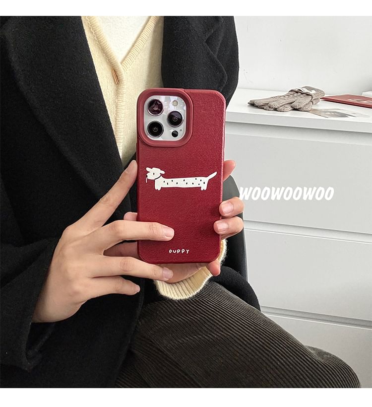 Bell Pom Dog Case Phone