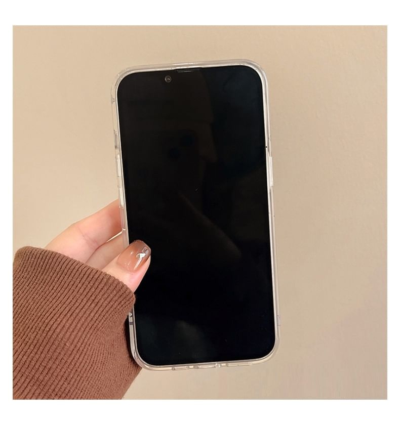 Ribbon Bell Phone Case Animal Pom