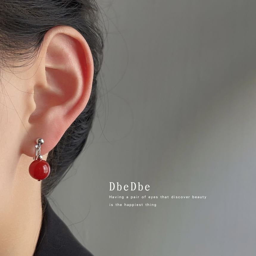 Gemstone Earring Drop Clip-On