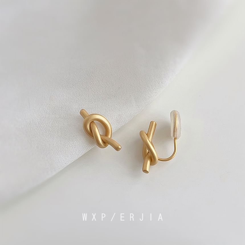 Clip-On Earring Knot