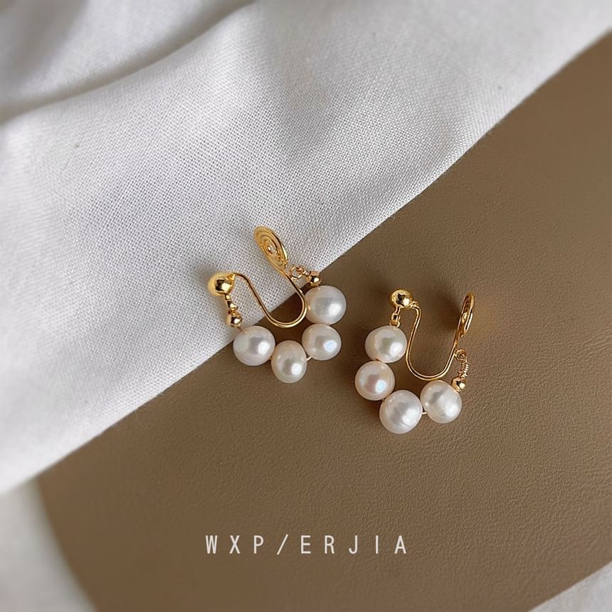 Faux Earring Clip-On Pearl