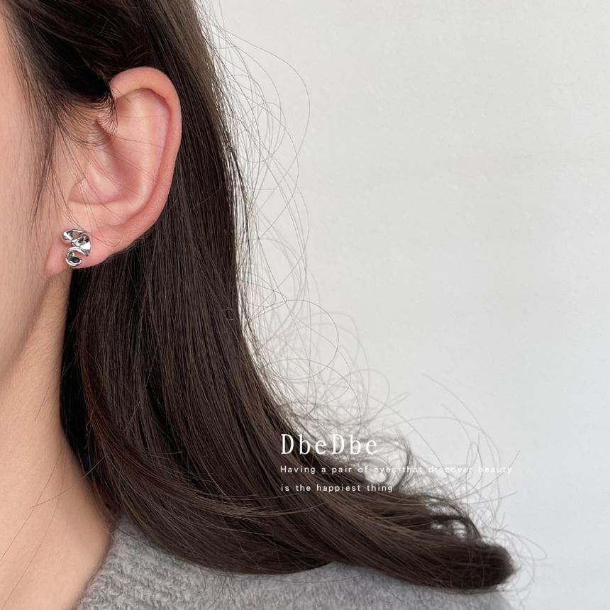 Clip-On Ruffle Earring