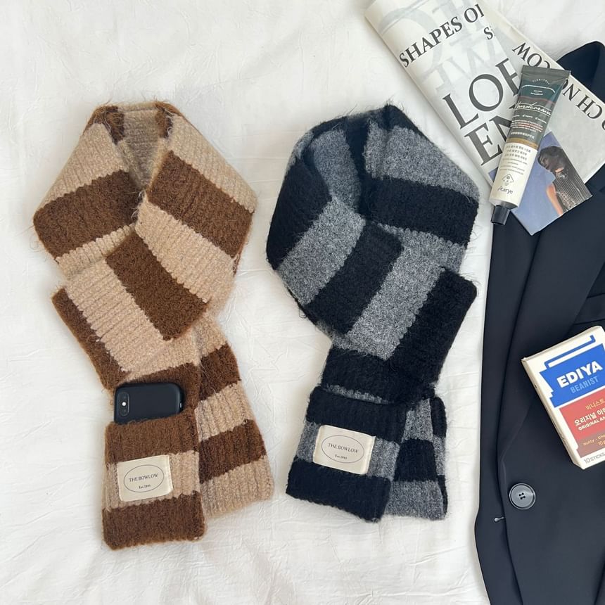 Scarf Knit Light Striped
