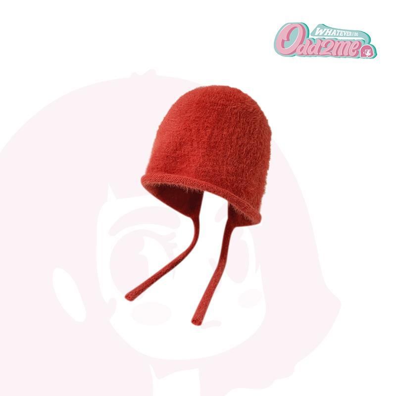 Cloche Knit Plain Hat