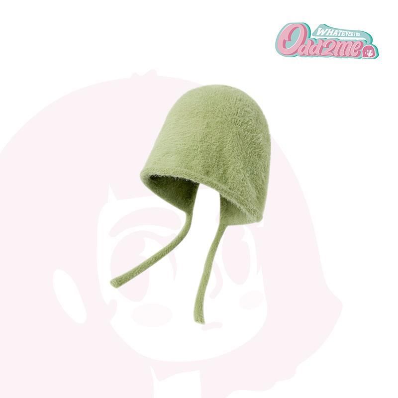 Cloche Knit Plain Hat