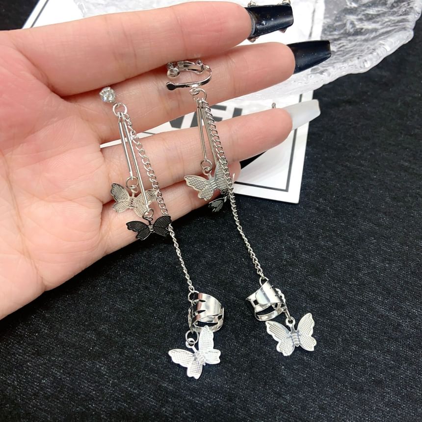 Bow with Clip-On Drop Cuff / Earring Ear