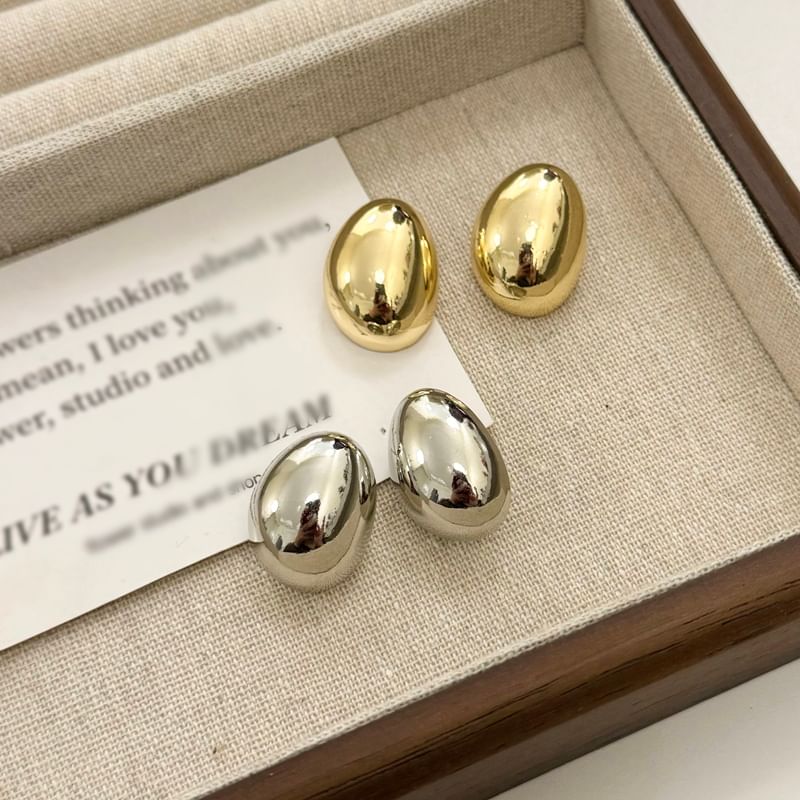 Alloy Thick Drop Earring