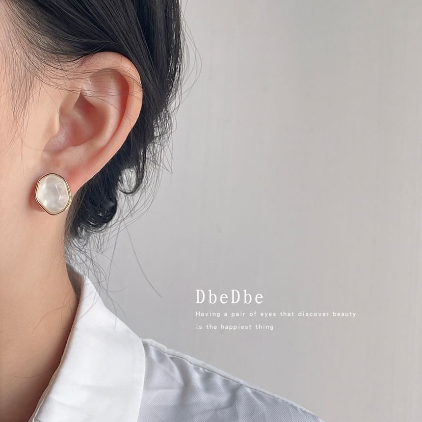 Ear Faux Cuff Gemstone Alloy Irregular