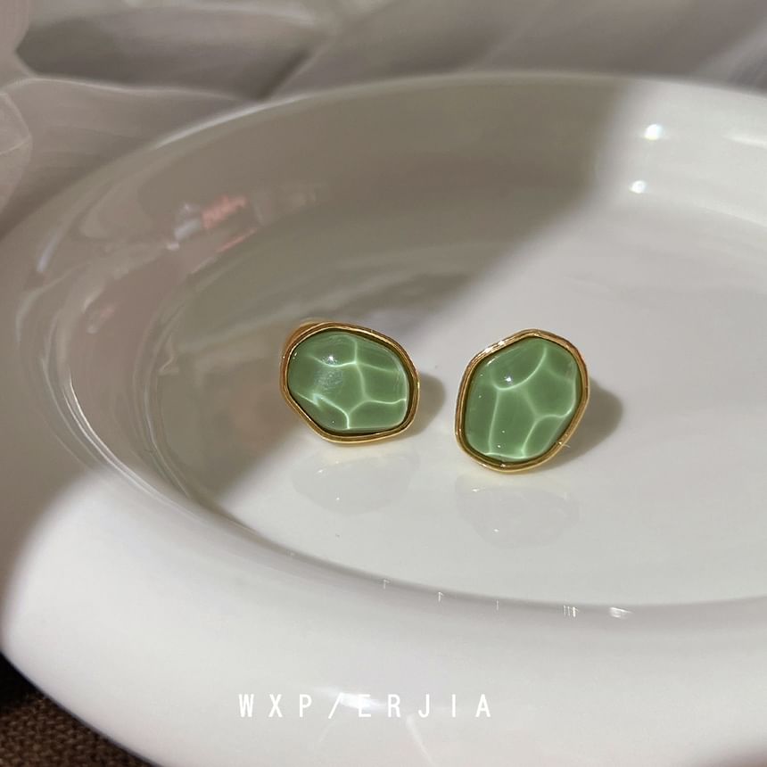 Ear Faux Cuff Gemstone Alloy Irregular