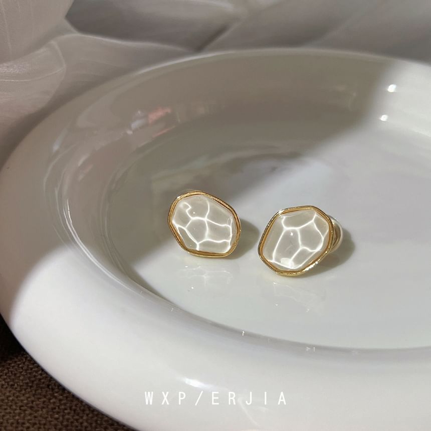 Ear Faux Cuff Gemstone Alloy Irregular