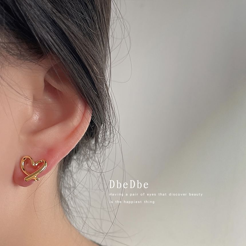 Alloy Cuff Ear Heart