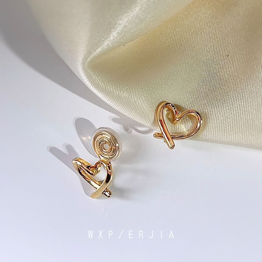 Alloy Cuff Ear Heart