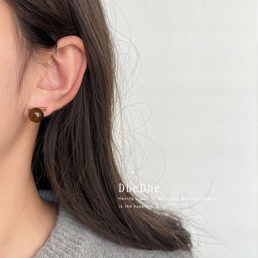 Ear Faux Cuff Alloy Gemstone Bead