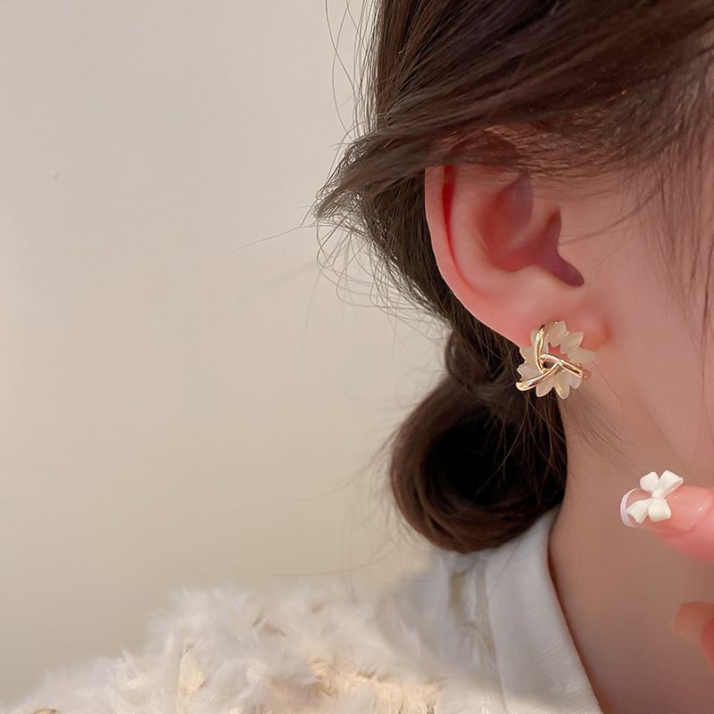 Earring Drop / Gemstone Faux Stud