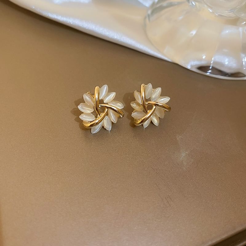 Earring Drop / Gemstone Faux Stud