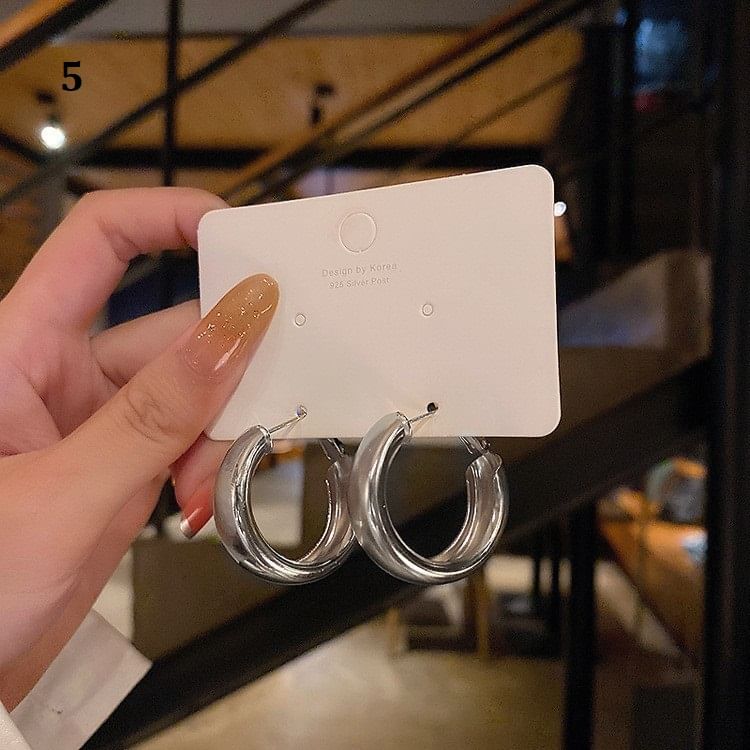 Earring Silver Tone (Various Designs)