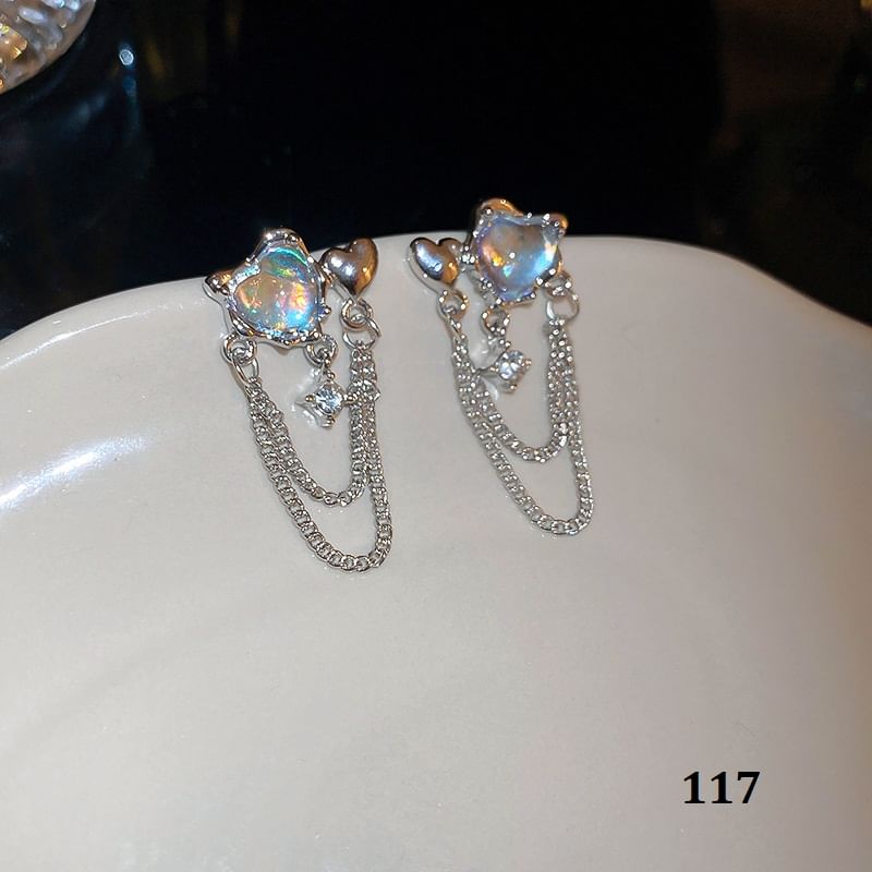 Silver Earring Designs) (Various Tone