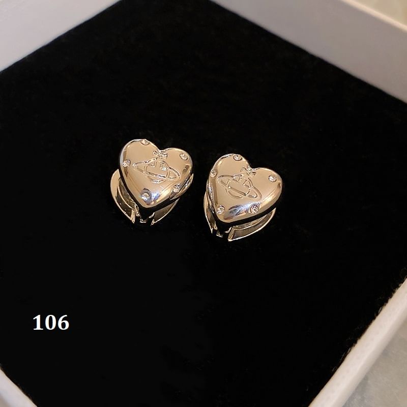 Designs) (Various Silver Tone Earring