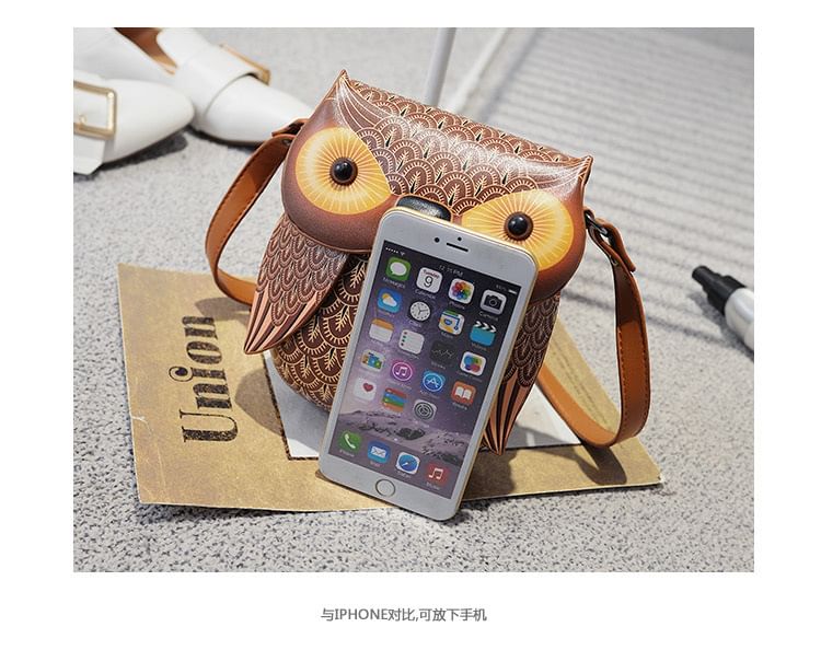 Owl Crossbody Bag Flap