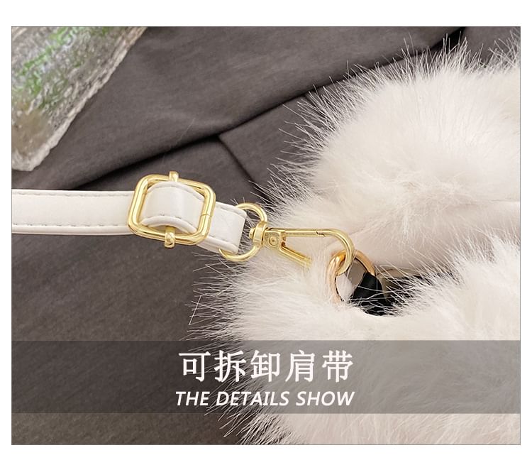 Crossbody Bag Plain Fluffy