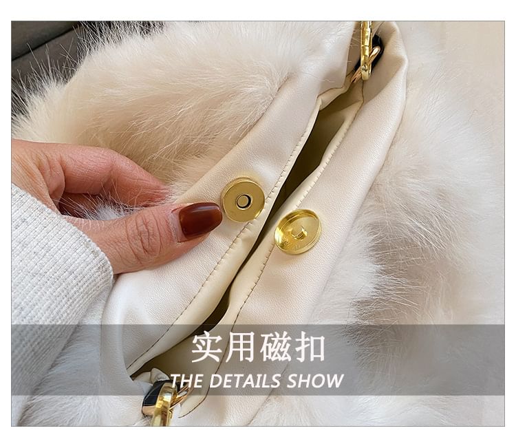 Crossbody Bag Plain Fluffy