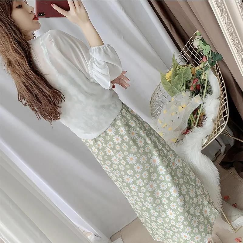 Shift Dress Print Strap Spaghetti V-Neck Midi Floral