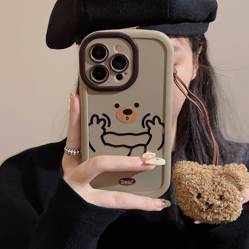 Phone Bear Print Case