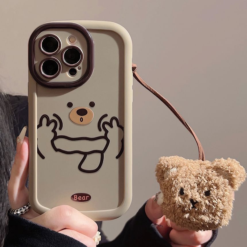 Phone Bear Print Case