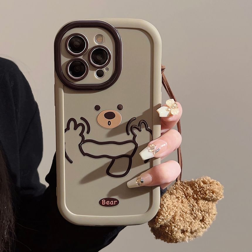 Phone Bear Print Case