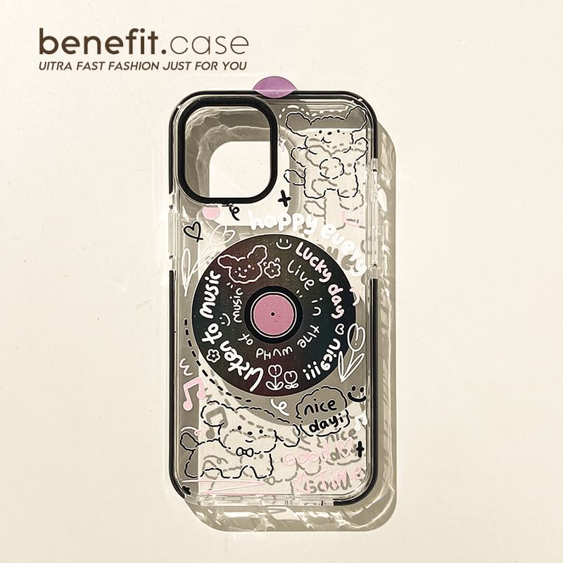 Vinyl Animal Record Case Phone