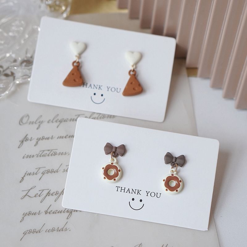 Drop Cheese Alloy / Earring Donut