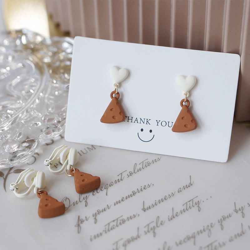 Drop Cheese Alloy / Earring Donut