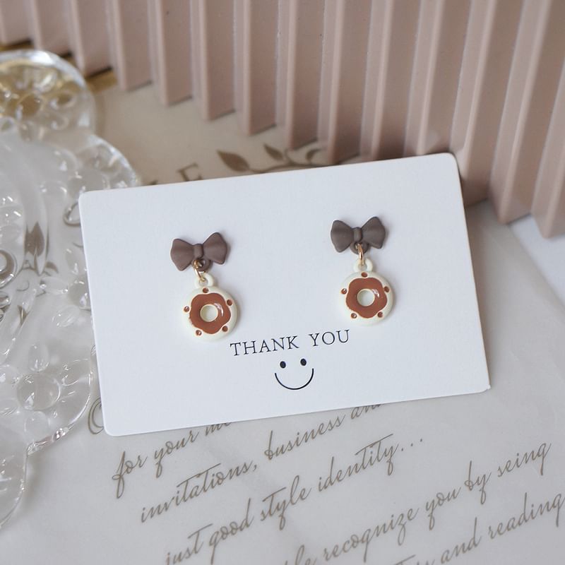 Drop Cheese Alloy / Earring Donut