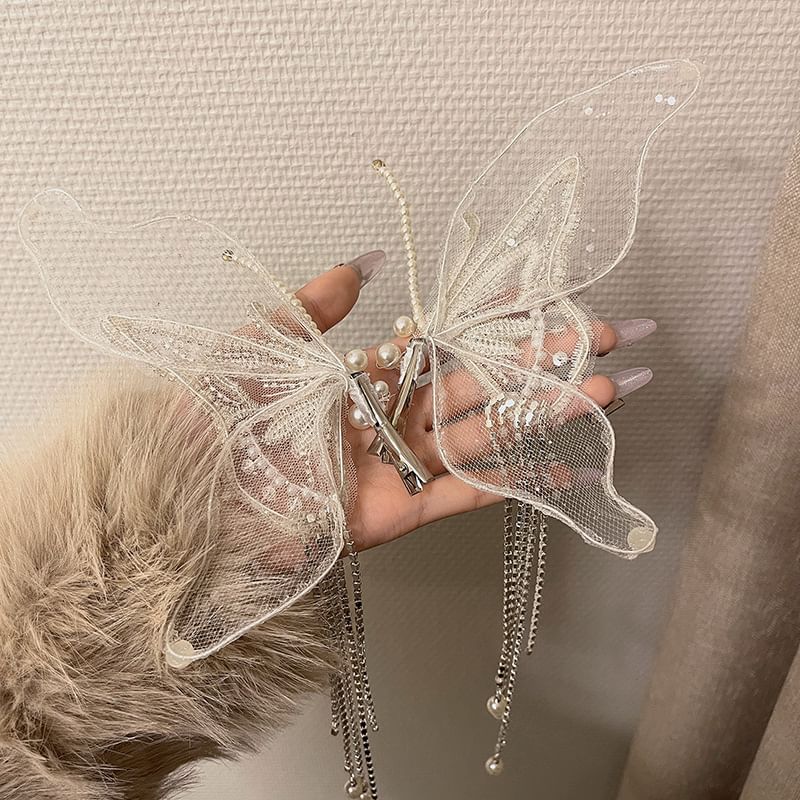 Set Mesh of Butterfly Hair Clip 2: