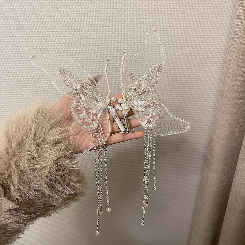 Set Mesh of Butterfly Hair Clip 2: