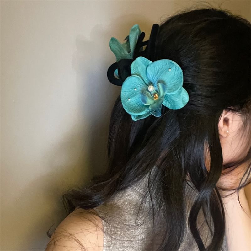Clamp Fabric Floral Hair