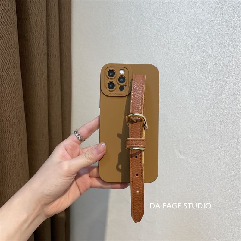 Pearl Strap Faux Case Phone