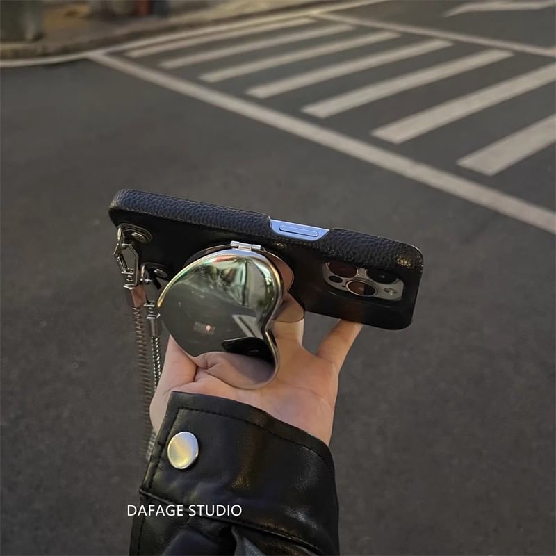 Heart Case Phone Mirrored