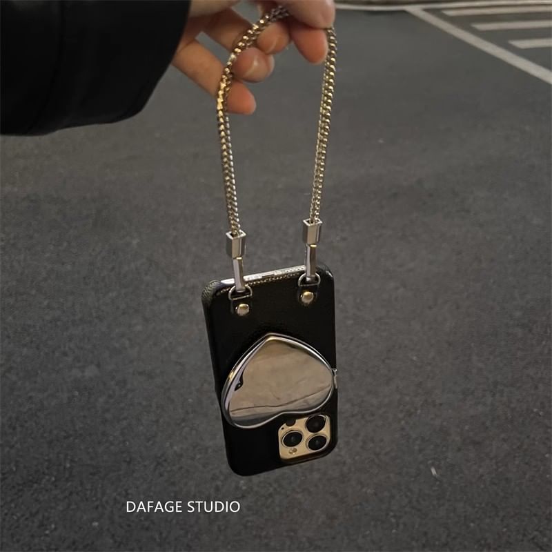 Heart Case Phone Mirrored